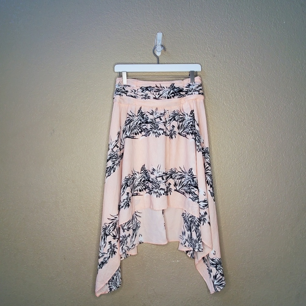 Zara handkerchief skirt floral